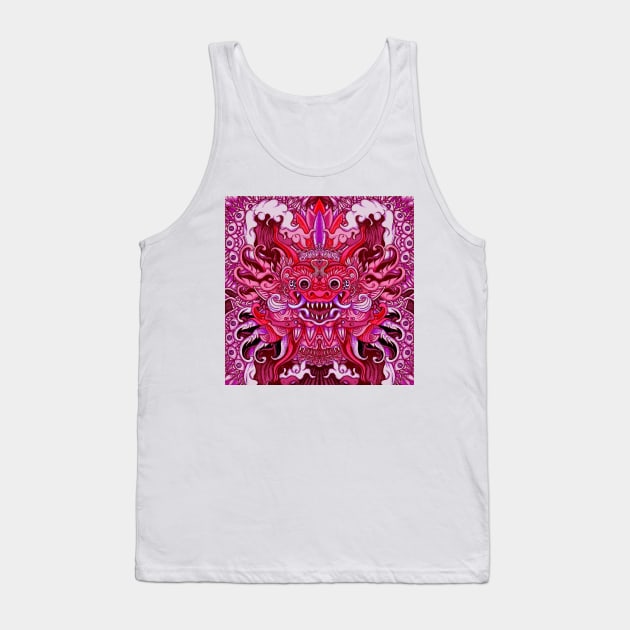 Pink Bali Tank Top by fakeface